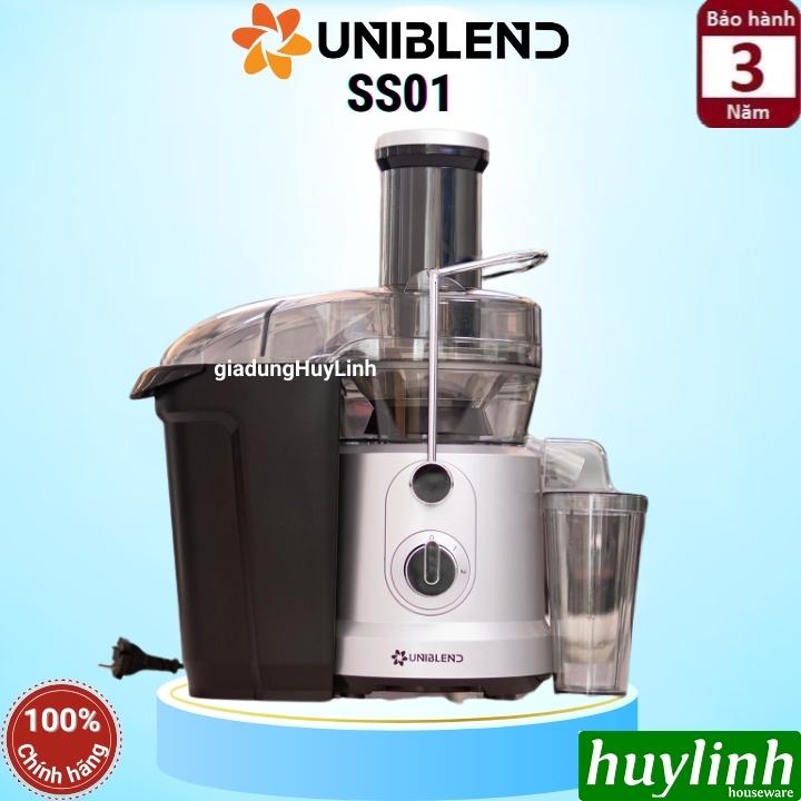 Máy ép trái cây Uniblend SS-01 - Công suất 1000W - Model mới 2023 - Phù hợp cho quán kinh doanh - Hàng chính hãng [Uni SS01]