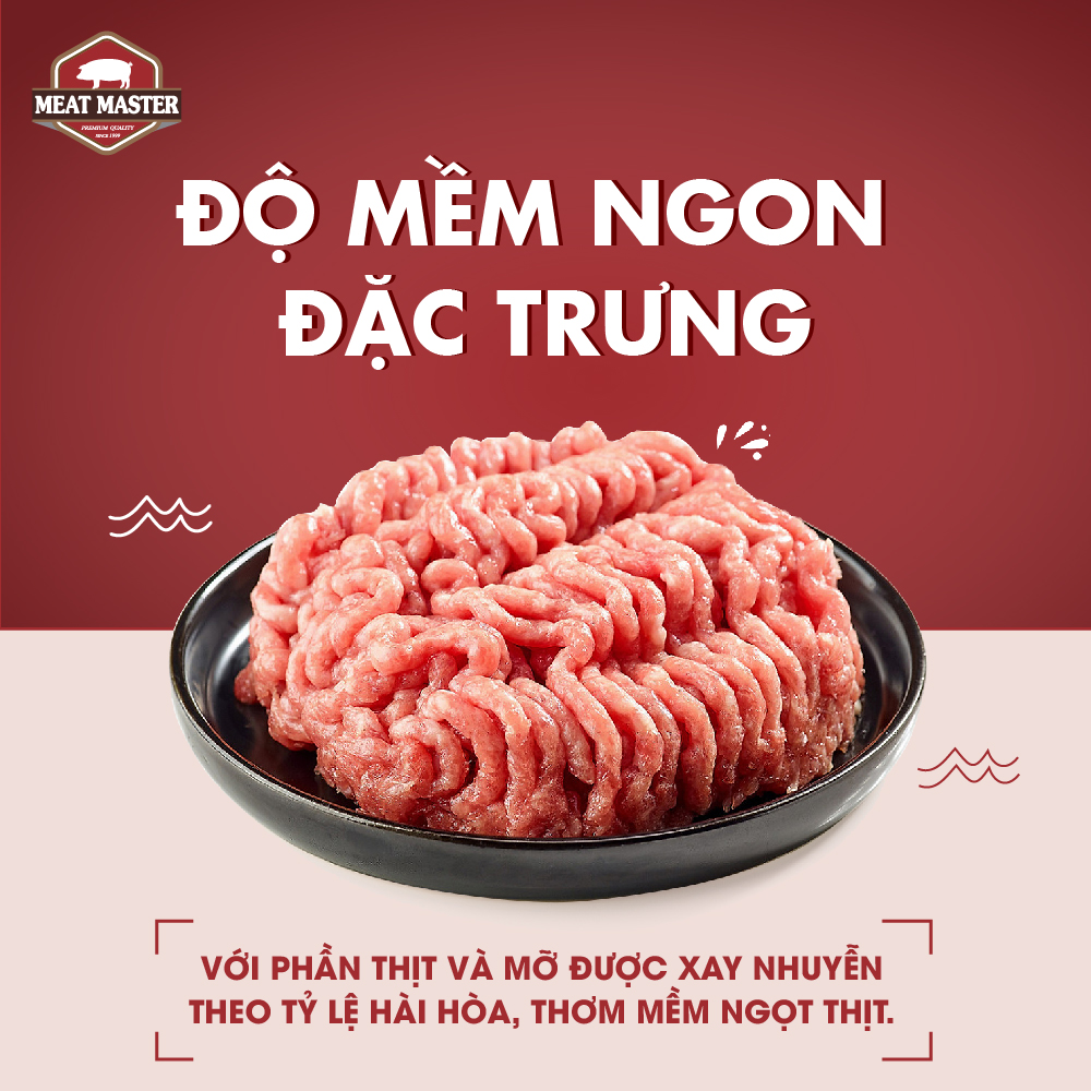 [GIÁ THẤP NHẤT THÁNG] Thịt heo xay Meat Master ( 400 G ) - Giao nhanh