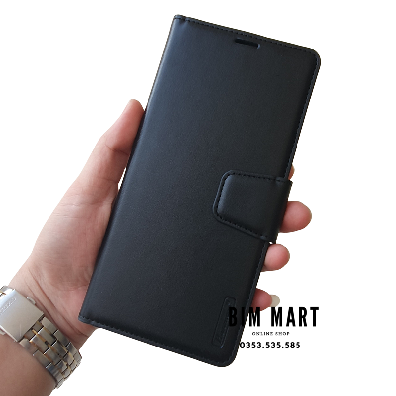 Bao da dạng ví dành cho Xiaomi Redmi 10C Hanman có quai cài - Hàng nhập khẩu