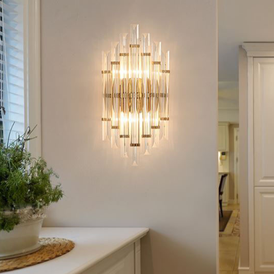Đèn tường ZOSEN pha lê phong cách Bắc Âu sang trọng trang trí nhà cửa cao cấp - kèm bóng LED chuyên dụng.