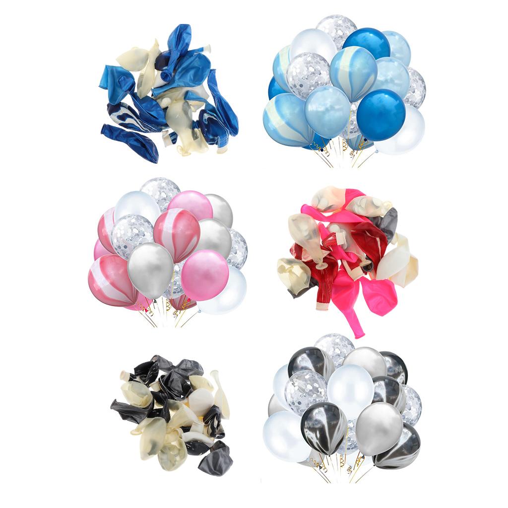 20pcs Latex Balloons With Confetti Wedding Birthday Party Decor 12inch