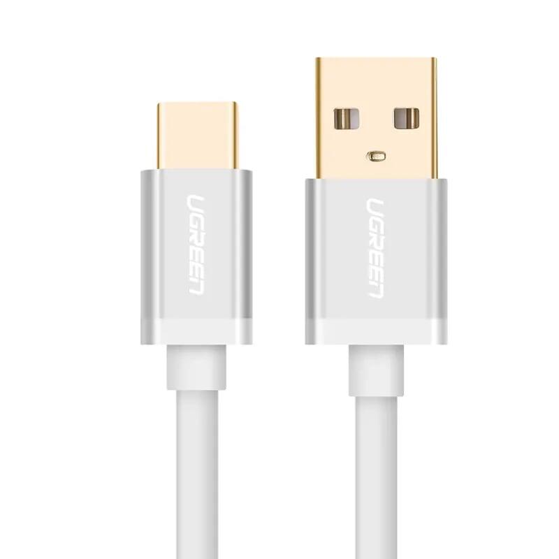 Ugreen UG30468US187TK 2M màu Trắng Cáp USB TypeC sang USB 3.0 cao cấp - HÀNG CHÍNH HÃNG