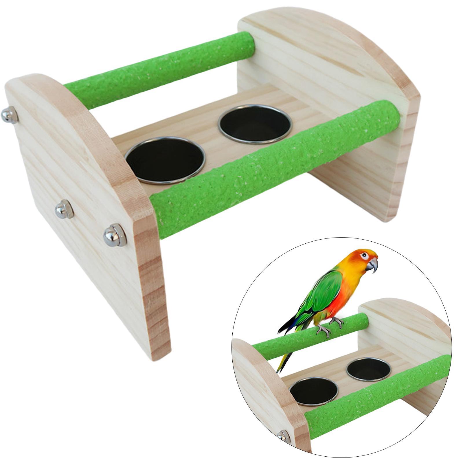 Bird Perch Stand Cage Supplies Training Standing Playground Playstand