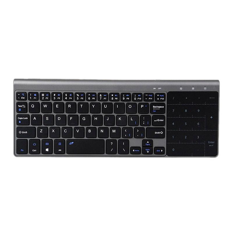 Mới Di Động 2.4G Không Dây Bàn Phím Số Bàn Di Chuột Không Dây Mini Sạc Bàn Phím Chuột Mạnh Mẽ Bàn Di Chuột Android