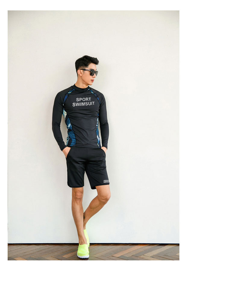 Đồ bơi cặp đôi dài tay nam nữ phong cách Hàn Quốc, bộ bơi chống nắng