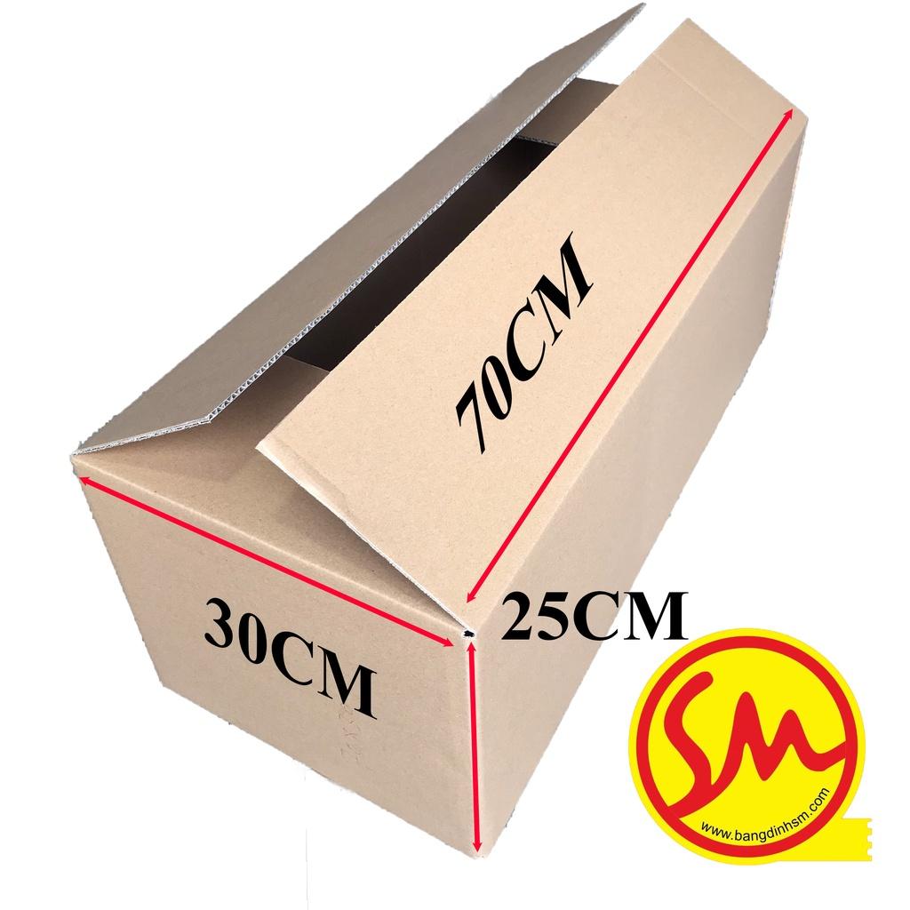 HỘP CARTON, THÙNG CARTON dài 70 CM 03 size 3 lớp, 05 lớp sóng B chuyên dùng ĐÓNG GÓI CÁC SẢN PHẨM, VẬN CHUYỂN DỄ DÀNG