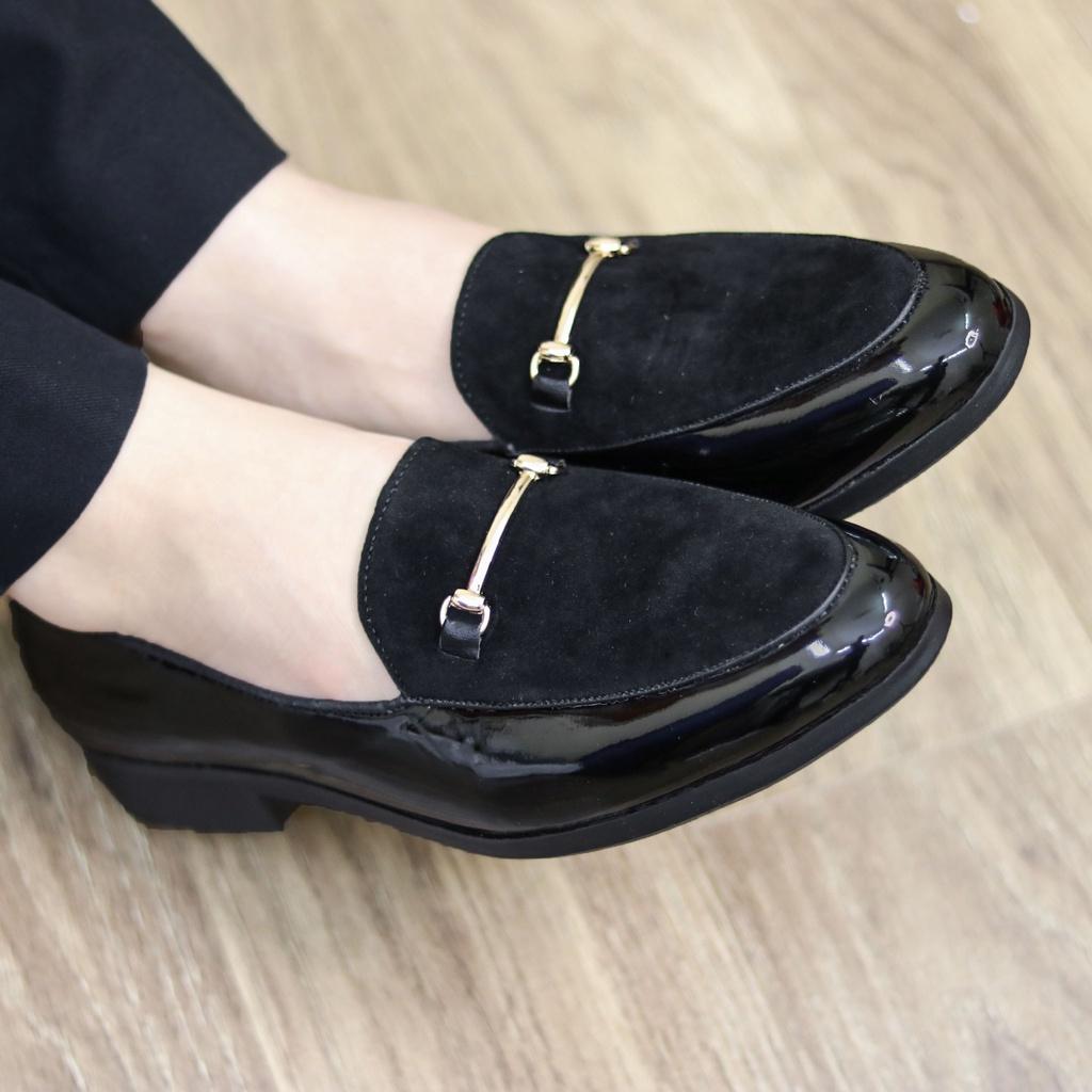Giày lười nam kiếu dáng Hàn Quốc trẻ trung Xoăn Shop L190