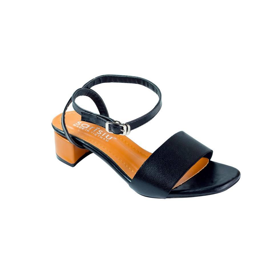 GIÀY sandal bản ngang gót vuông 3 phân size lớn 40 41 42 43