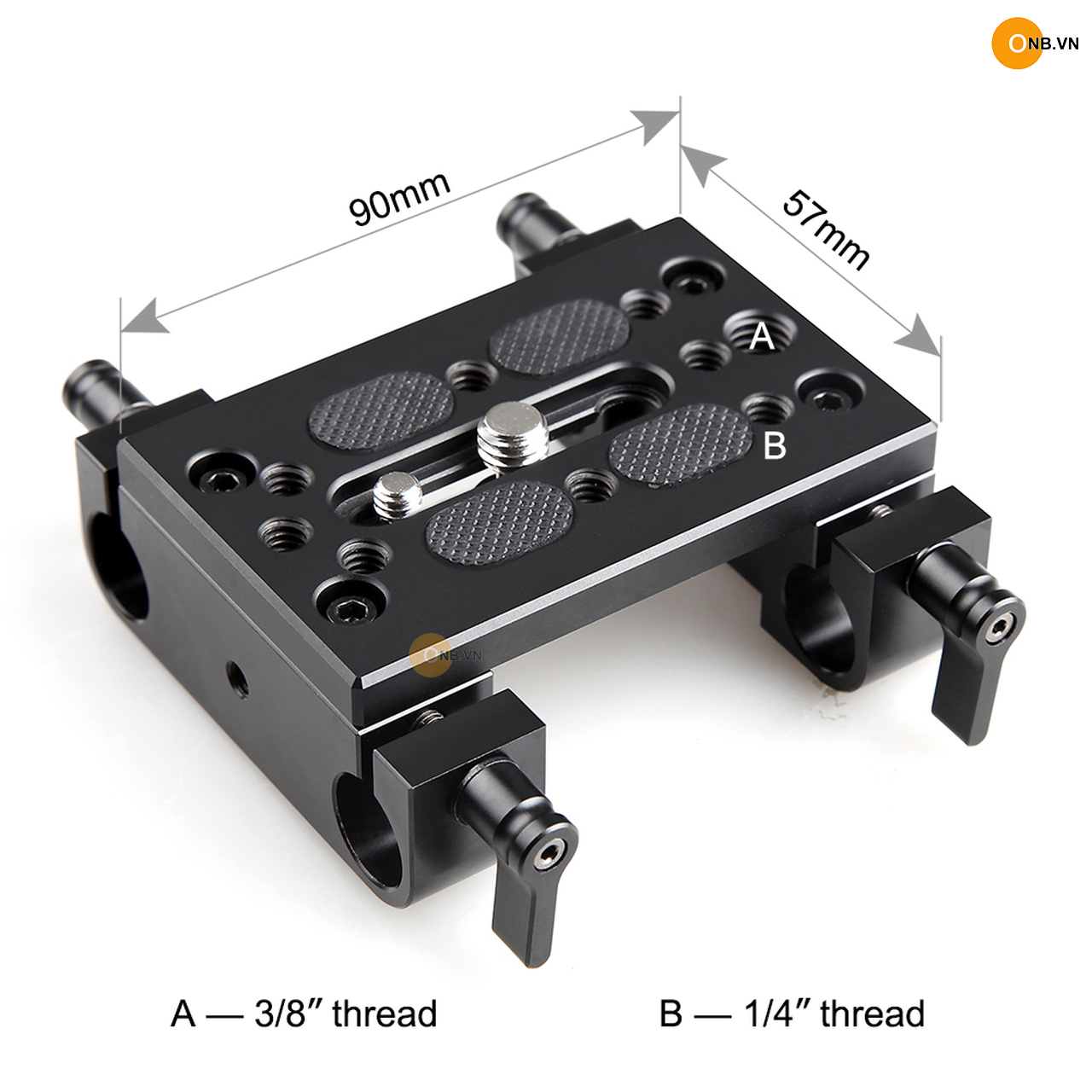 SmallRig Baseplate with Dual 15mm Rod Clamp 1775