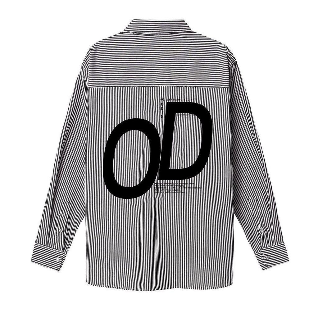 ÁO SƠMI DÀI TAY ODIN STRIPED, Áo sơ-mi oversize kẻ sọc, Local Brand ODIN CLUB