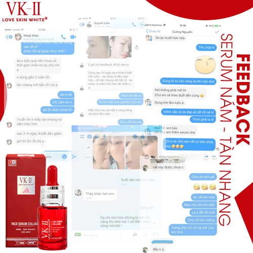 Serum Ngừa Nám Tàn Nhang Đồi Mồi VK II