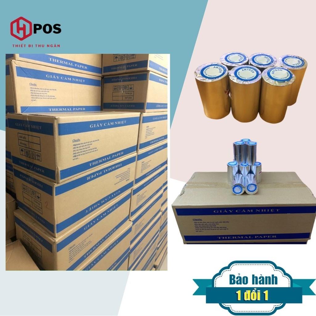 Giấy in hóa đơn, giấy in bill nhiệt K80 bọc bạc