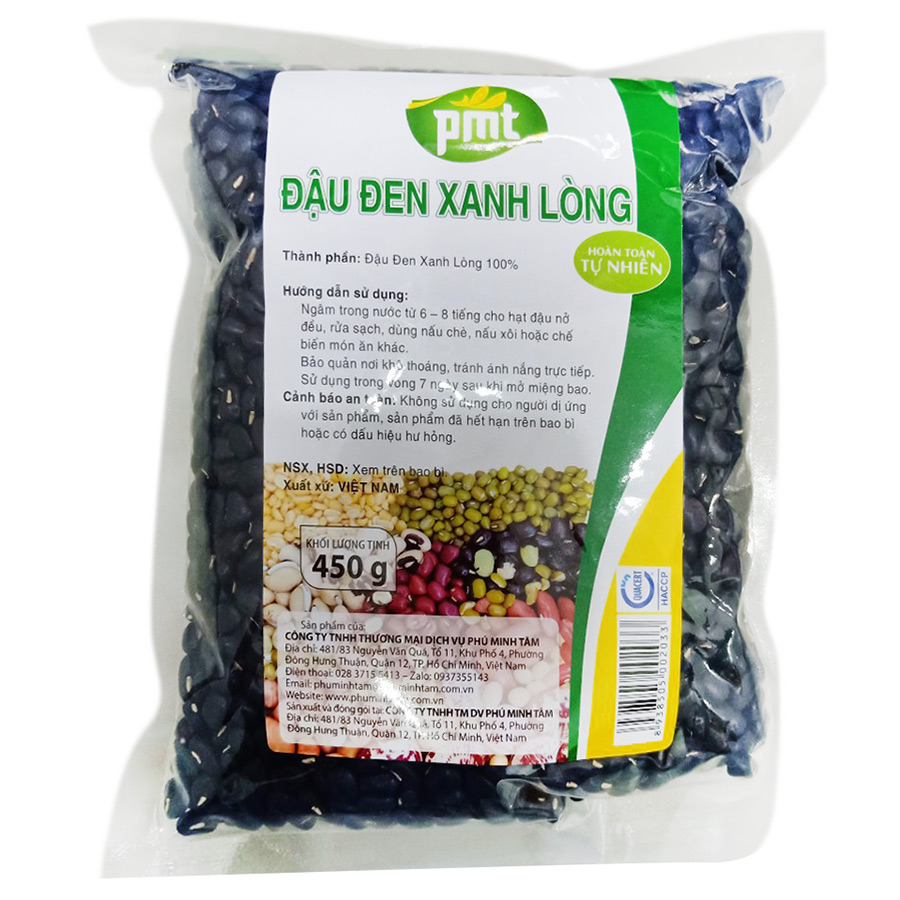 Đậu Đen Xanh Lòng Phú Minh Tâm (450g)