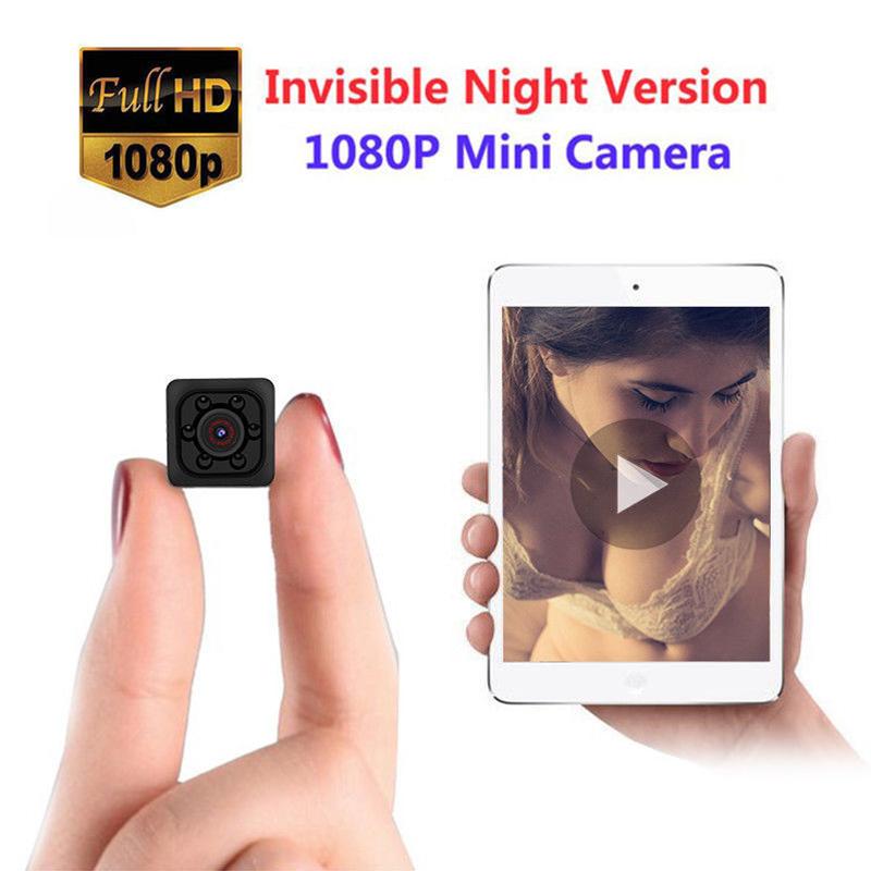 Sq11 Hd 1080p Mini Camera 6 Leds Night Vision Wide View Built-in Mic Portable Camera