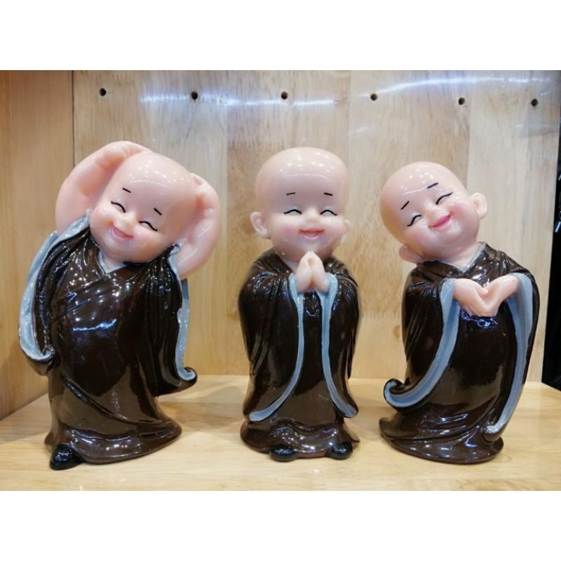 BỘ TƯỢNG CHÚ TIỂU AN NHIÊN VUI VẺ CAO 16 CM