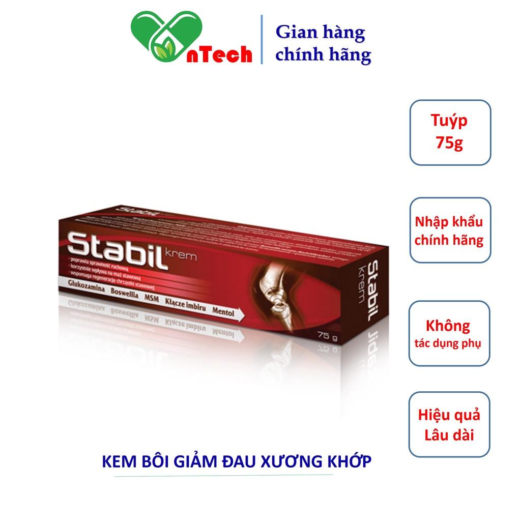 Kem bôi AFLOFARM Stabil hỗ trợ giảm đau xương khớp hỗ trợ điều trị viêm khớp tuyp 75g nhập khẩu chính hãng từ Châu Âu