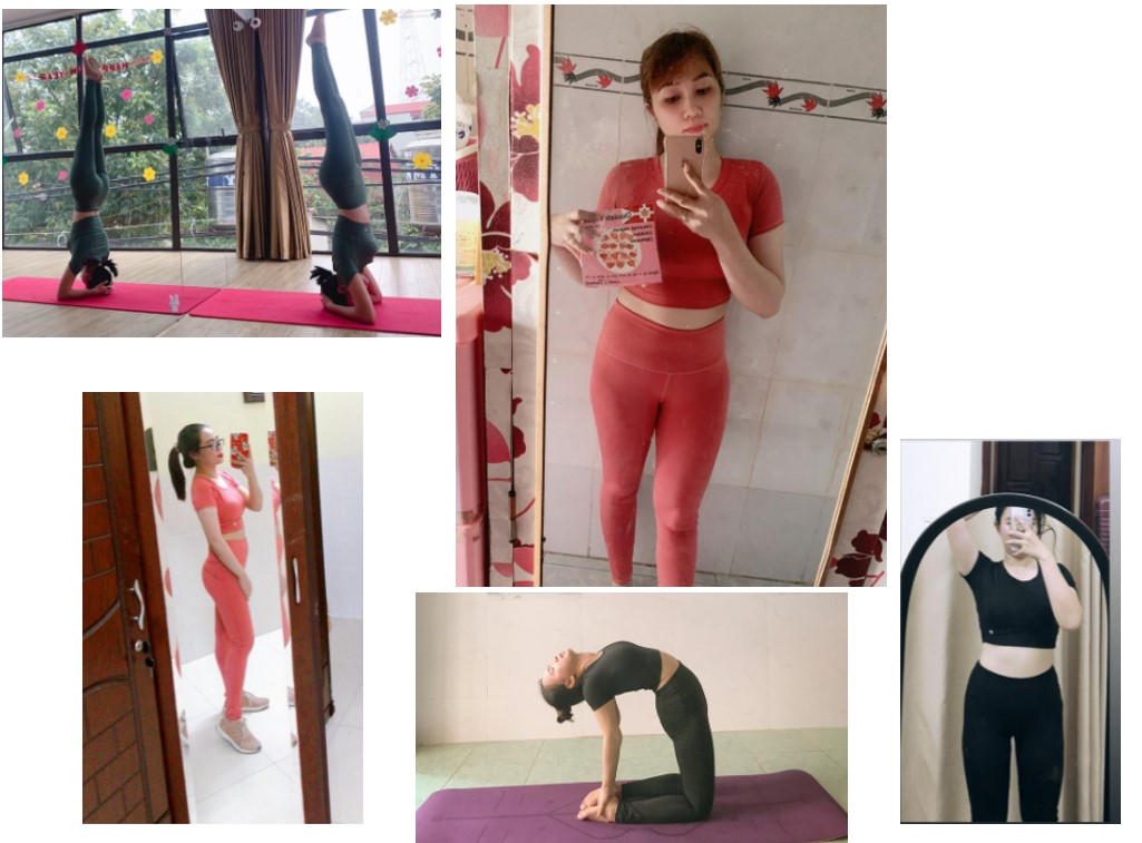 Set quần áo tập gym yoga 2 món, bộ đồ tập gym nữ, quần dài và áo croptop