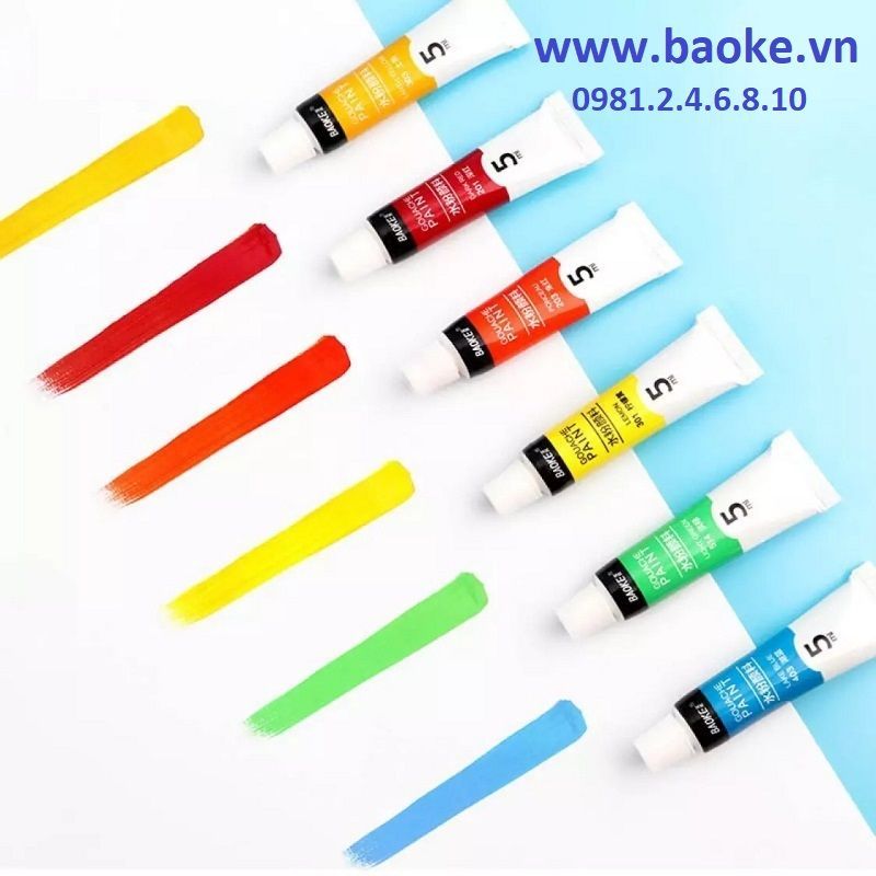 Màu nước Acrylic 12 màu Baoke 804 - 12