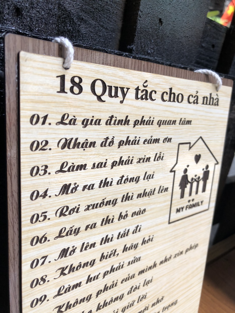 TRANH ĐỘNG LỰC GIA ĐÌNH - 18 QUY TẮC CHO CẢ NHÀ