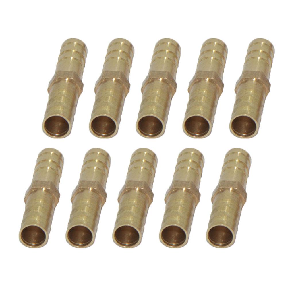 10Pcs BRASS AIR FITTING MALE COUPLER HOSE FITTINGS COMPRESSOR CONNECTOR 6MM