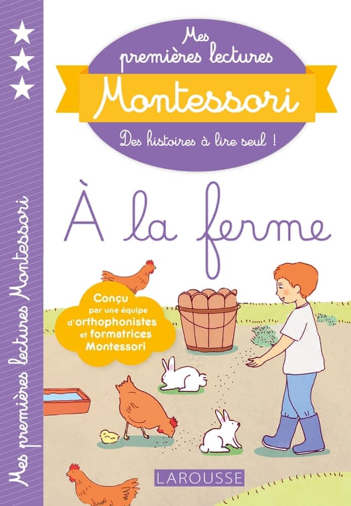 Sách tập đọc tiếng Pháp - Mes Premieres Lectures Montessori Niveau 3, À La Ferme