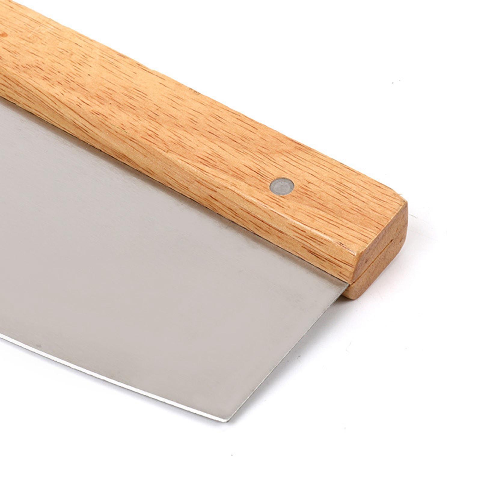 Pizza Cutter with Wooden Handles Cheese Pastry Slicer Pizza  Cutter