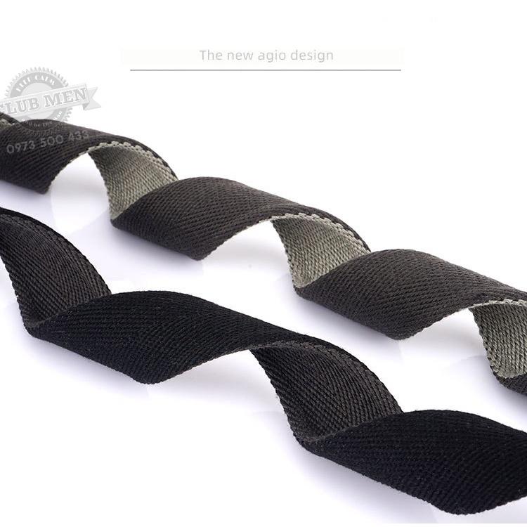 Thắt lưng nam canvas vải bố sử dụng được cả 2 mặt dây, khóa tự động, bảo hành 24 tháng