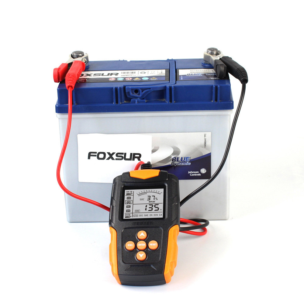 Máykiểm tra bình ắc quy ô tô xe máy tàu thuyền FBT200 test bình 12V 24V 3AH-200Ah đo nội trở CCA