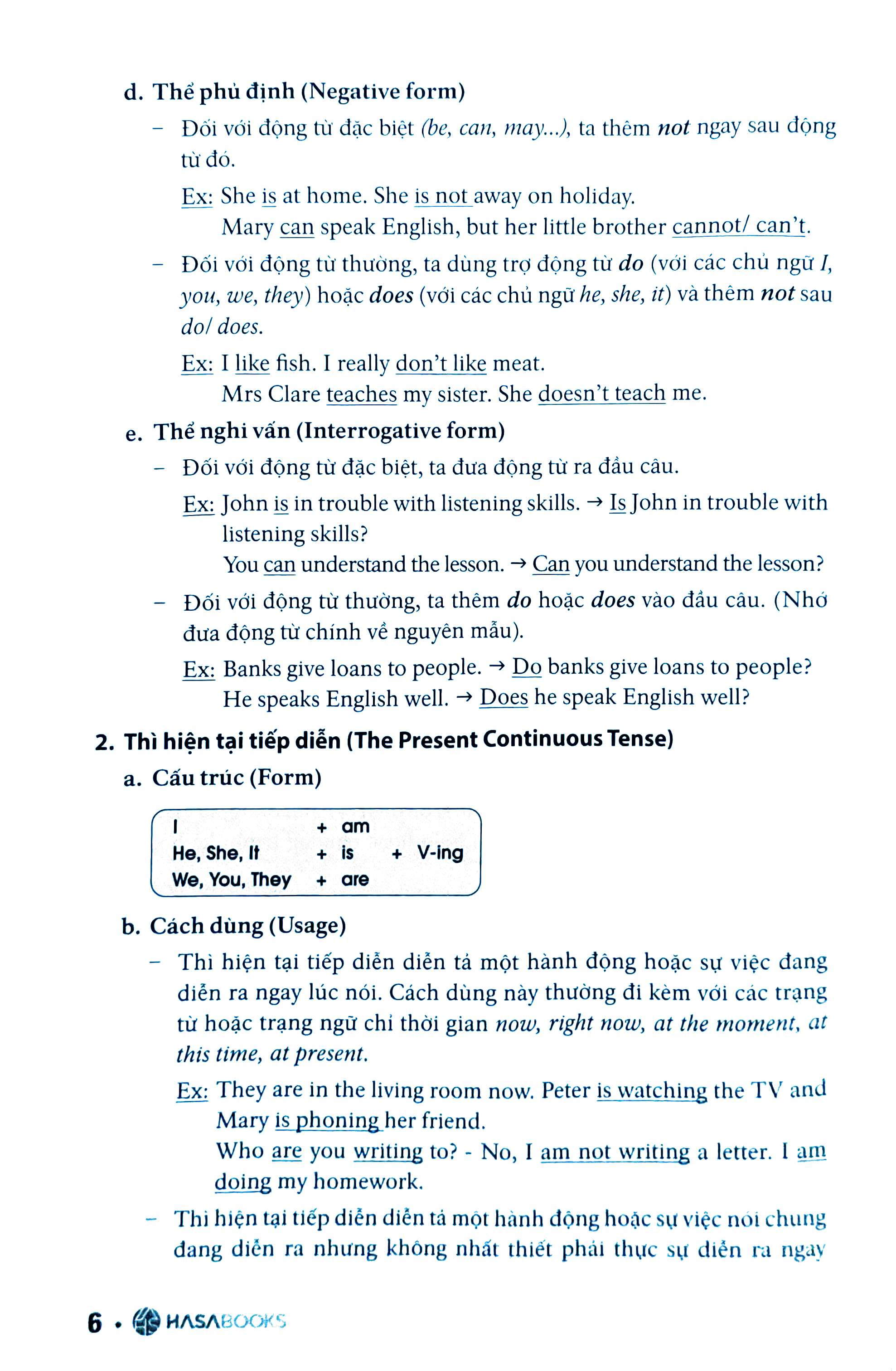 Ngữ Pháp Tiếng Anh Dành Cho Học Sinh (Lý Thuyết &amp; Bài Tập) - Mai Lan Hương - HASA