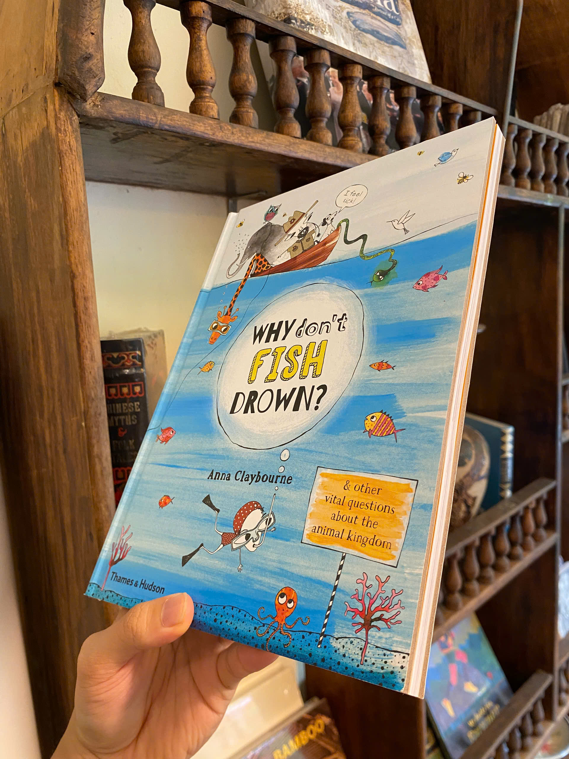Sách - Why Don't Fish Drown? by Anna Claybourne | English Children's Book - Animal Encyclopedia