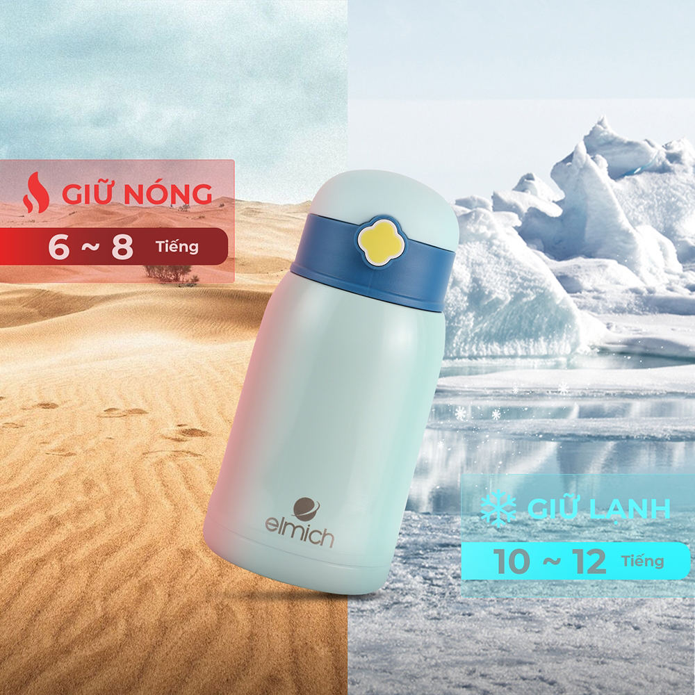 Bình giữ nhiệt baby inox 316 Elmich EL-8288-OL dung tích 480ml