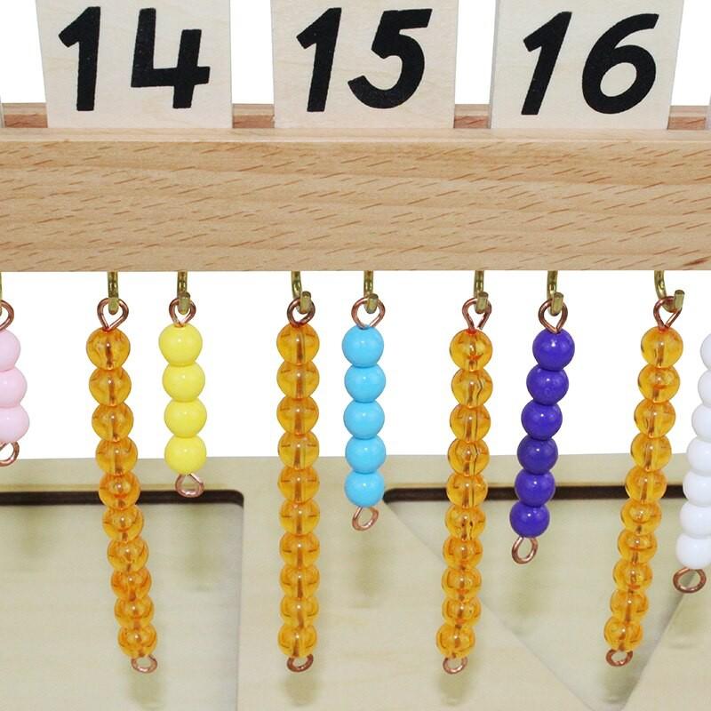 Móc treo các chuỗi hạt cườm màu từ 11 đến 19