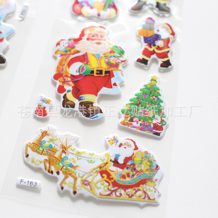 Combo 5 Vỉ Sticker 3D Noel