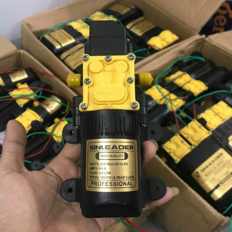 Role tự ngắt bơm mini 12v, máy bơm bình thuoc sâu, bơm đôi, phun thuoc, tưới cây, tưới lan