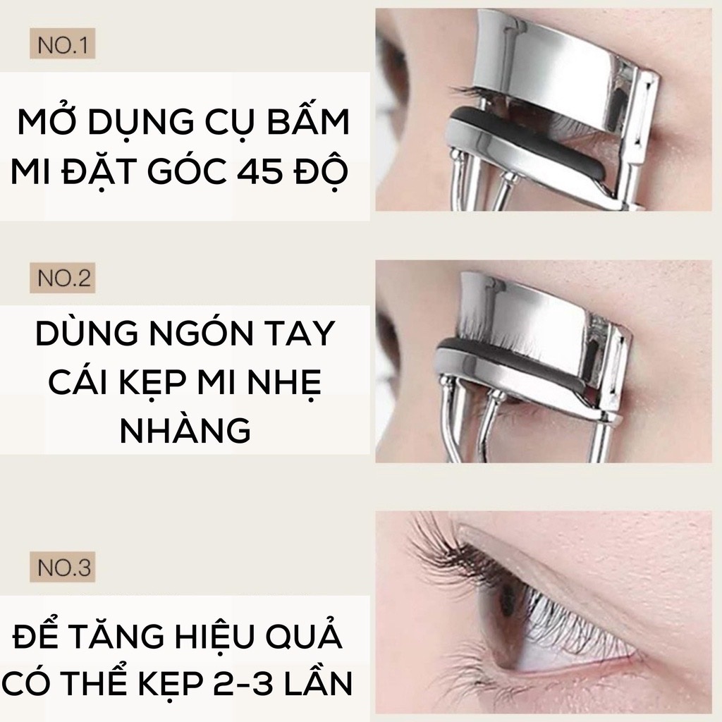 Kềm kẹp  mi cong tự nhiên cho hàng mi cong vút , quyến rũ , đôi mắt to tròn và sáng hơn   ,độ bền cao  , người mới bắt đầu cũng sử dụng được