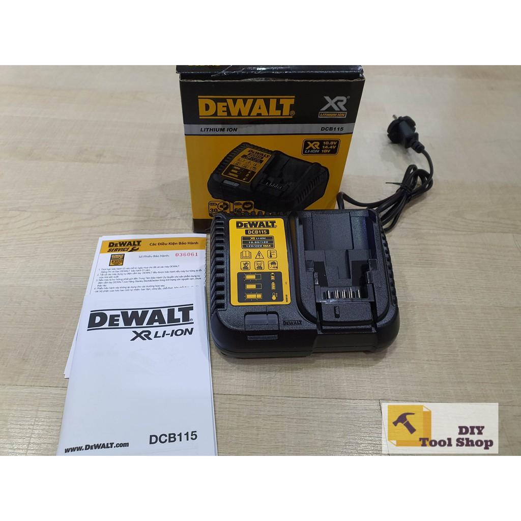 Sạc Pin DEWALT 10.8V-18V DCB115-KR - Chính Hãng SKU DCB115