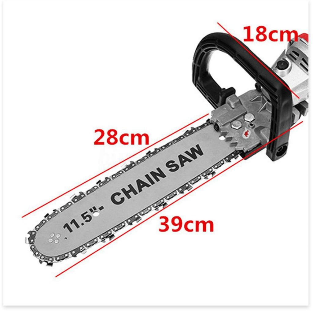 Lưỡi cưa xích gắn máy mài CHAIN SAW - luoi cua xich gan may mai - Có bình tra dầu tự động gắn liền