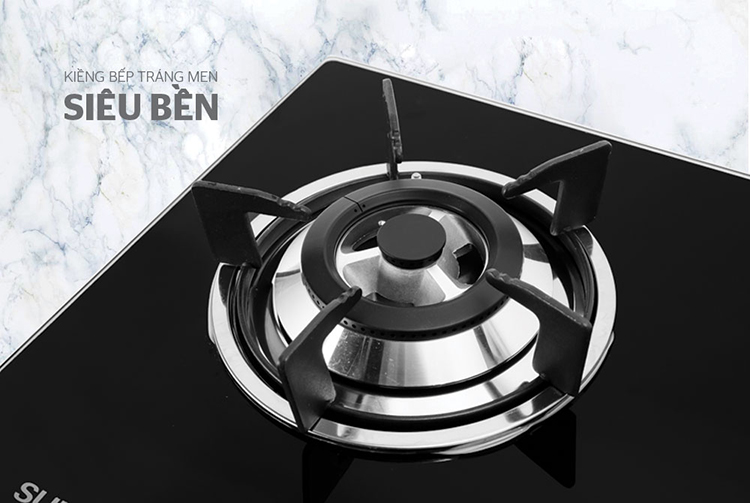 Bếp Gas Âm Đôi Mặt Kính Sunhouse SHB5546MT - Hàng Chính Hãng