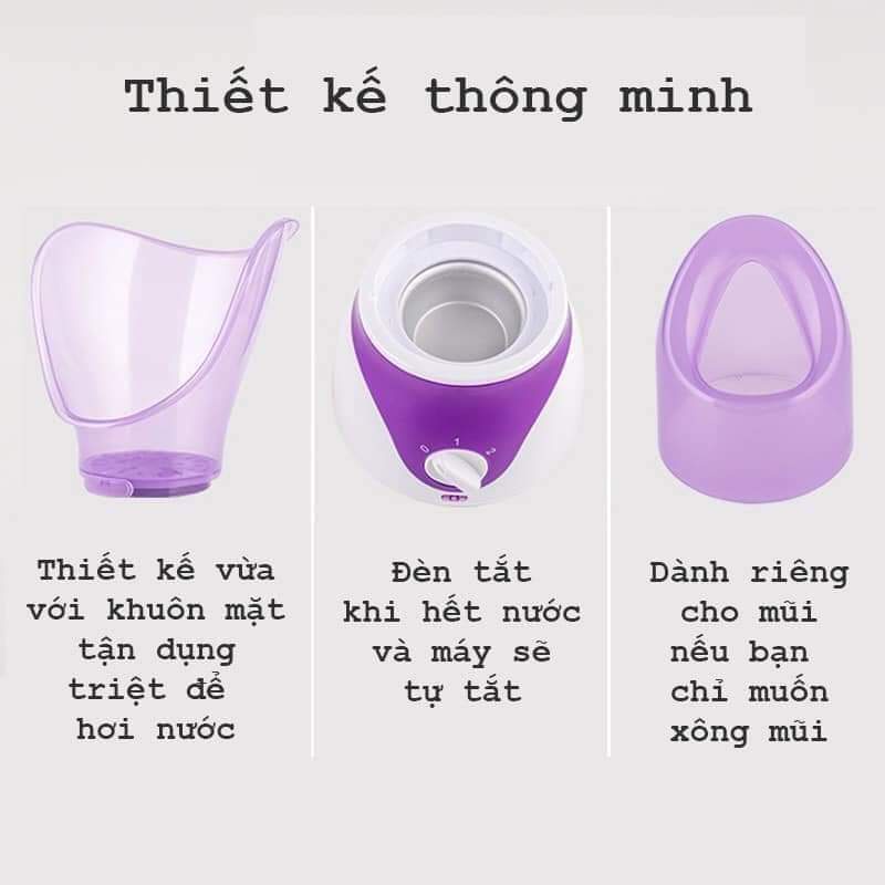 Máy Xông Hơi Chăm Sóc Da Mặt-Xông Mũi Họng Phục Hồi Sức Khỏe