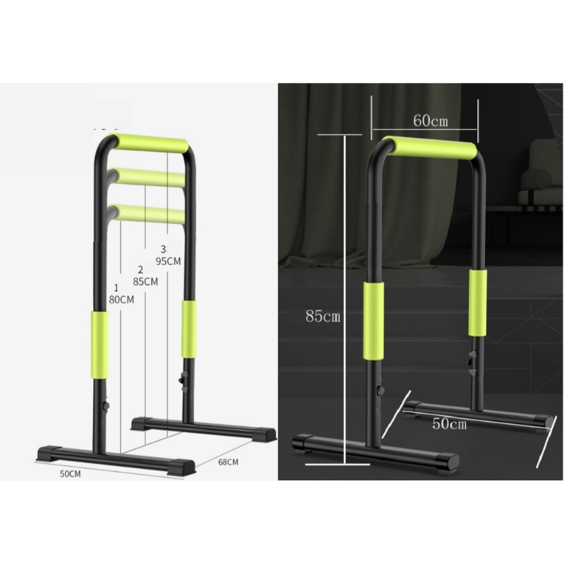 Xà đơn xà kép mini đa năng C01 có thiết kế chân đế rộng, khóe thép dày, cho khả năng chịu tải trọng lên tới 135kg