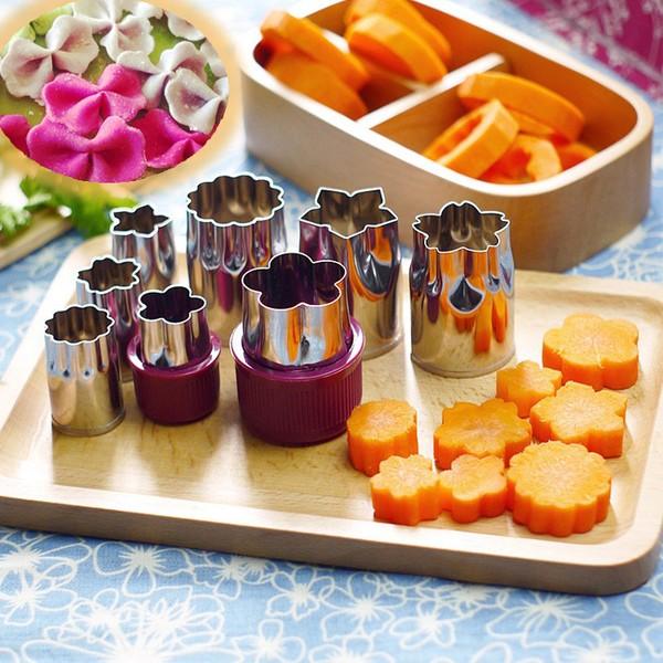 Khuôn 8 inox tạo hình hoa quả
