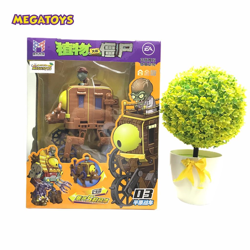 Đồ chơi sưu tầm Plants vs Zombies 1 - Zombot War Wagon (Boss , biến hình 2in1 , 5and1 ) 2603