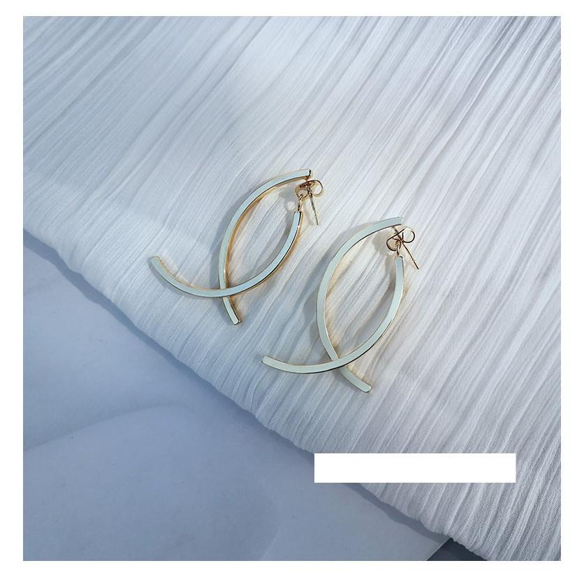 Bông tai thời trang dáng dài khí chất cao cấp theo phong cách hiện đại - E00002