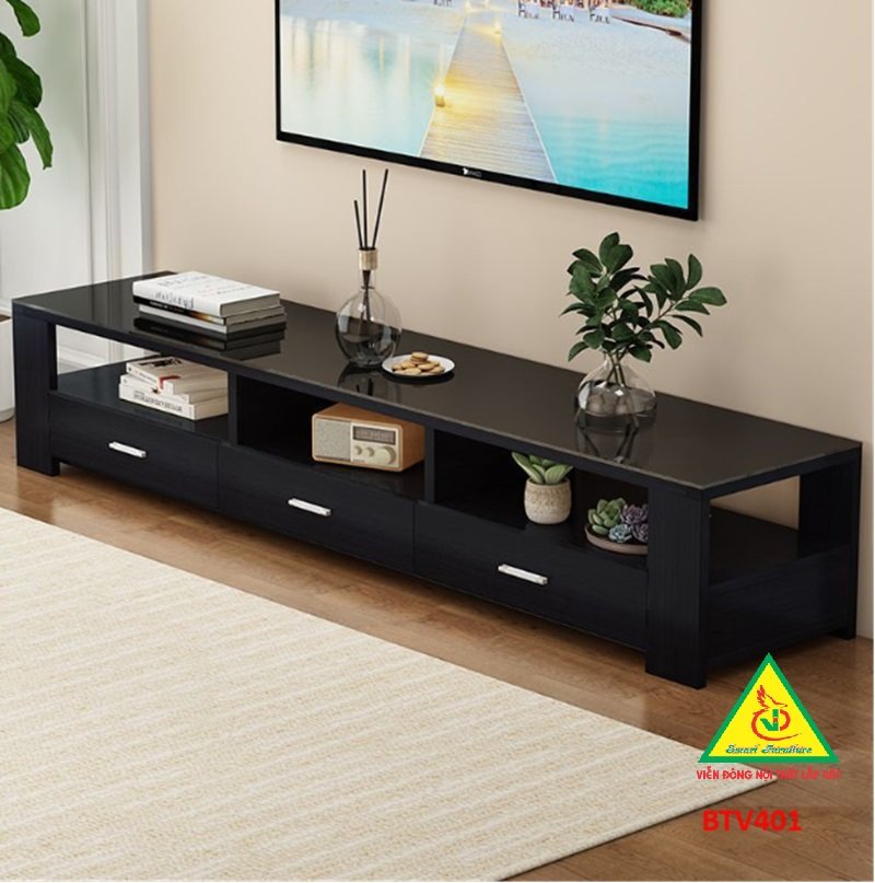 Kệ tivi để sàn bằng gỗ, kệ tivi để sàn hiện đại, kệ tivi phòng khách BTV401 - Nội thất lắp ráp Viễn Đông ADV Chấm Com