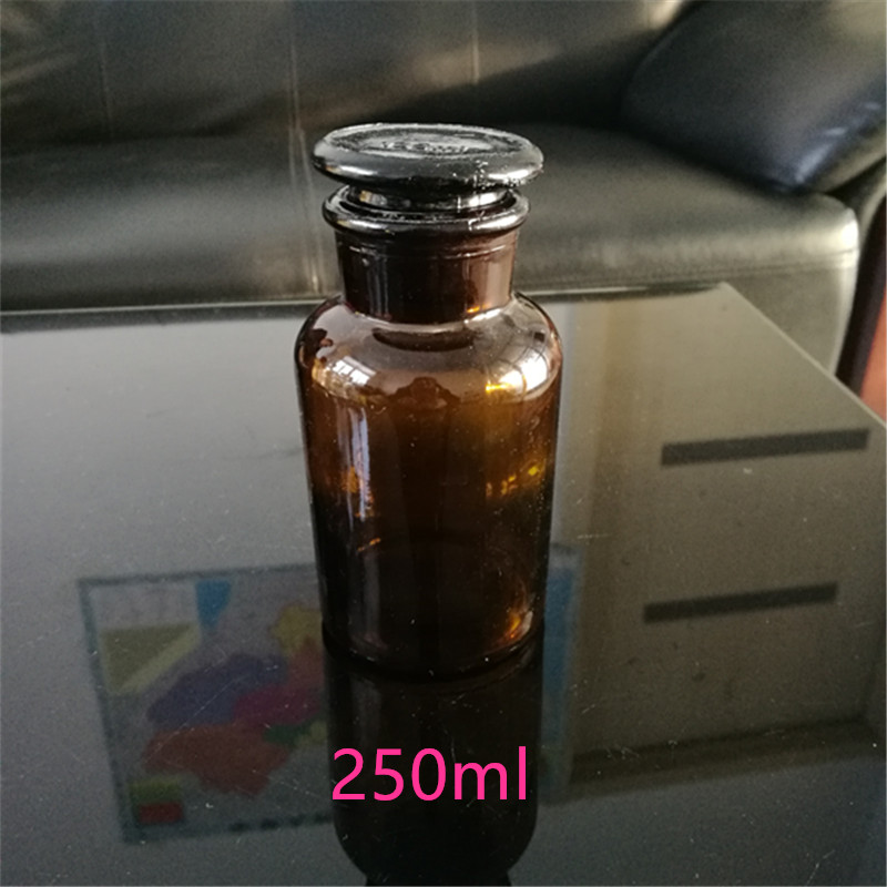 Chai thủy tinh nâu nút mài miệng rộng 60ml/125ml/250ml/500ml/1000ml - ONELAB
