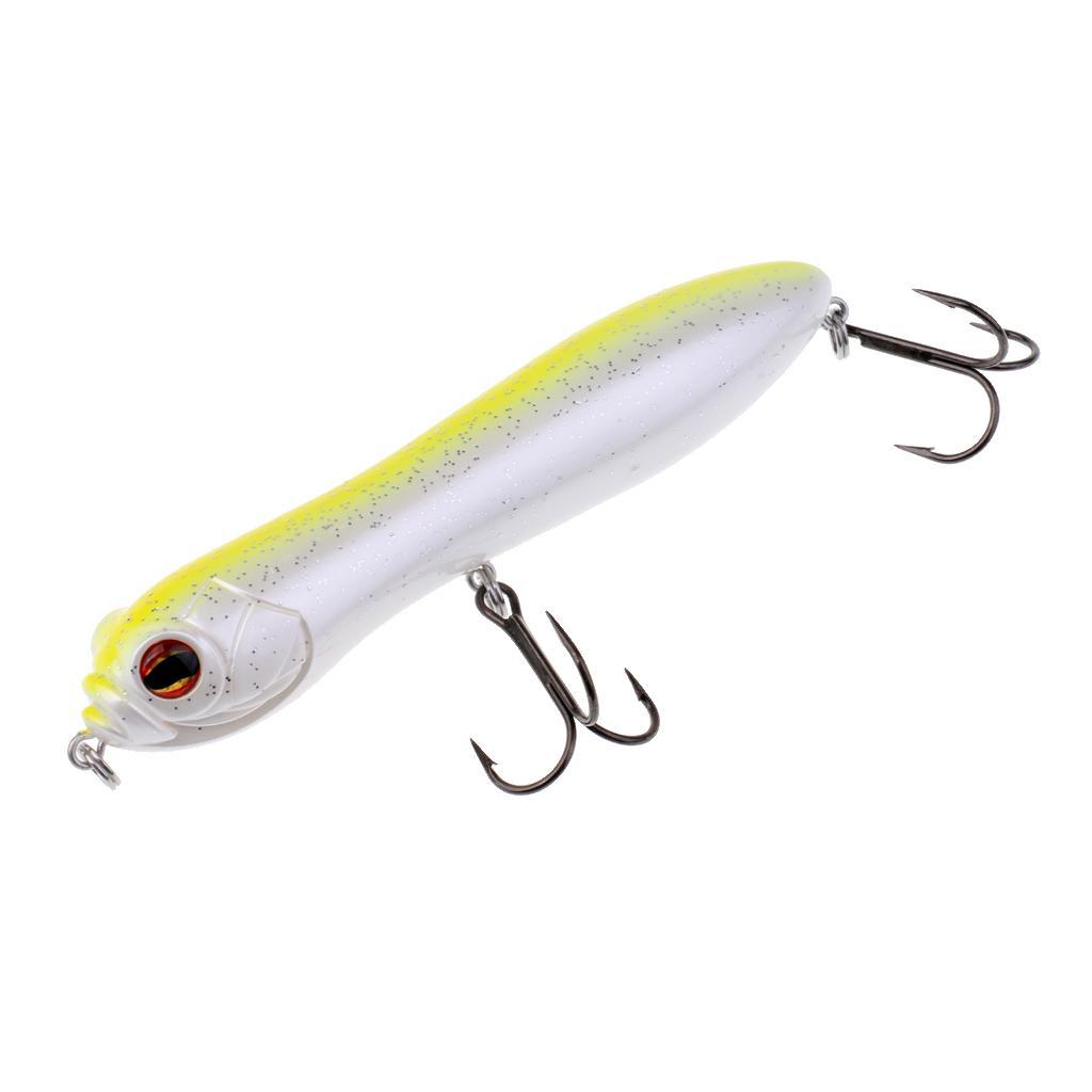 Fishing Lure Floating Lifelike Swimbait Artificial Bait Crankbait Hard Bait with 2 Treble Hooks for Bass Perch Trout 13cm/5inch