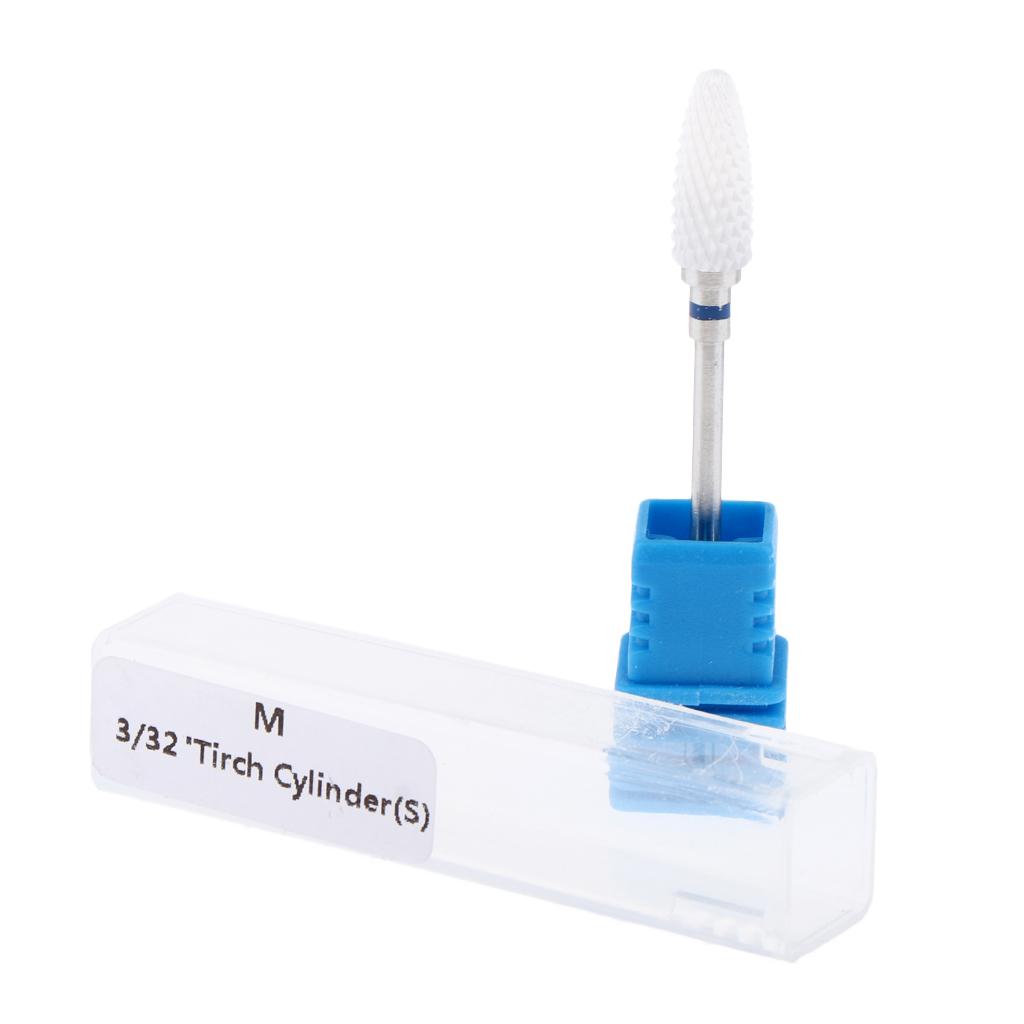 3/32 Đầu đánh Bóng Bằng Gốm Mũi Khoan Bit Cho Máy Nail Điện