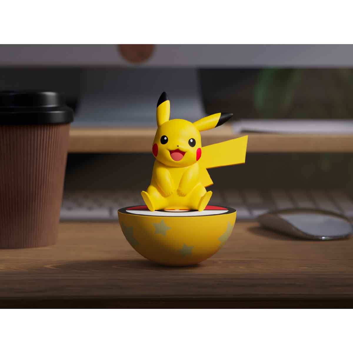 Đồ Chơi Mô Hình Pokemon Lật Đật - Pikachu POKEMON TOYS PIKACHU/LBW24001