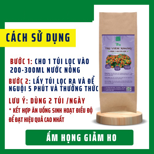 Trà viêm xoang túi lọc