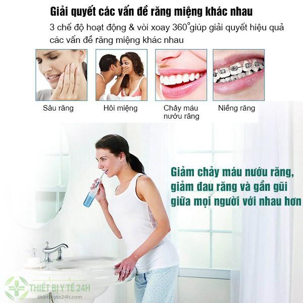 Máy Tăm Nước Cầm Tay, Tăm Nước Làm Sạch Mảng Bám Khoang Miệng, Máy Làm Sạch Răng Miệng